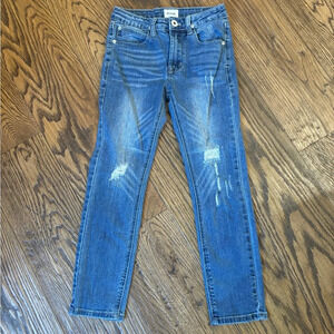 Youth Boy Hudson Straight Distressed Jeans Size 8‎